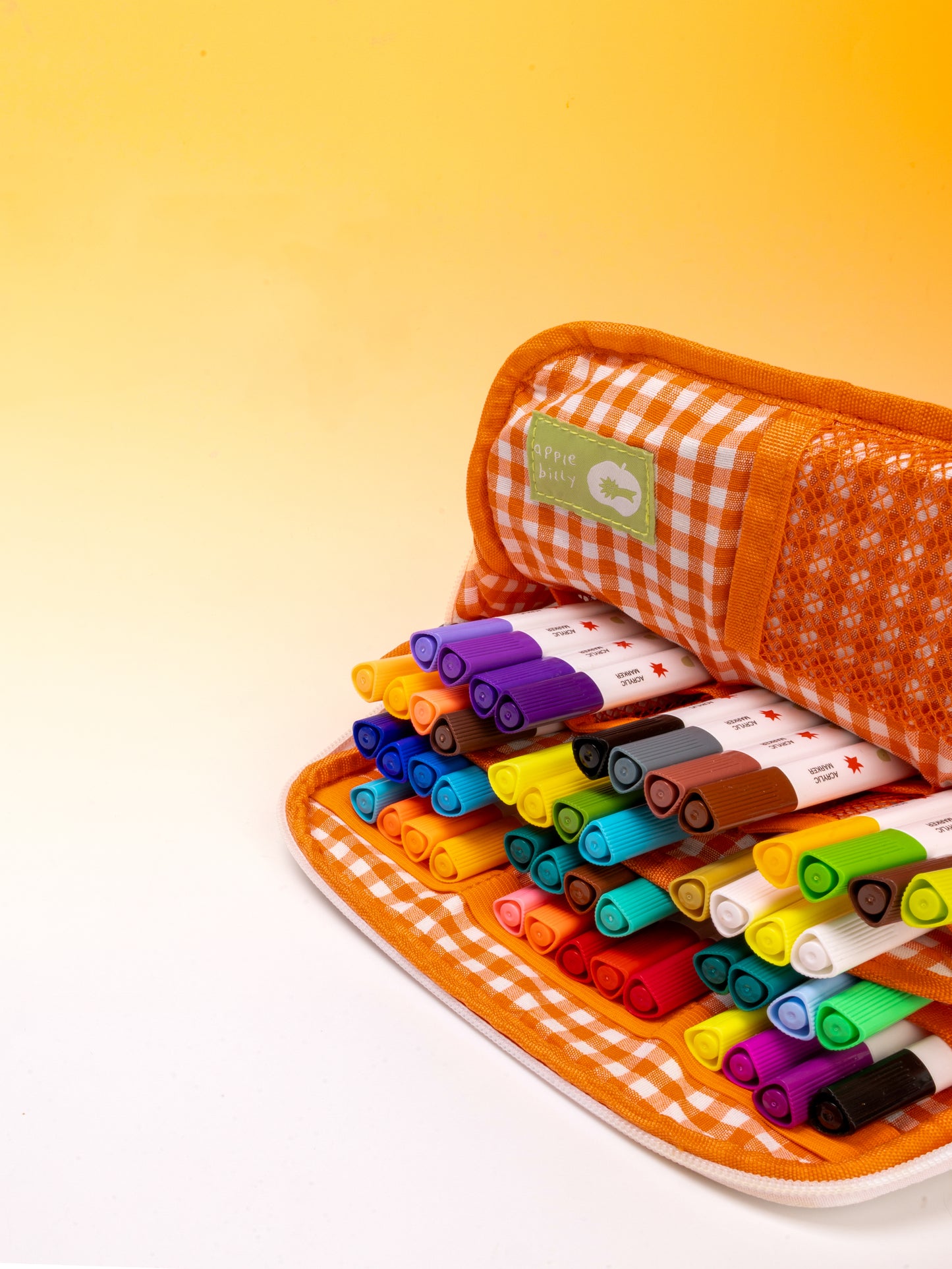 【 現貨發售中 】Apple Billy ACRYLIC MARKERS ( 48色連隨行袋 )