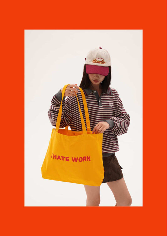 【 現貨 】I HATE WORK TOTE BAG