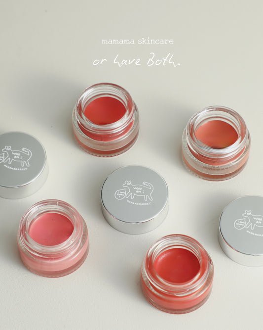 【 現貨 】MAMAMA Lip & Cheek Cream - 2ways 唇面柔霧布甸