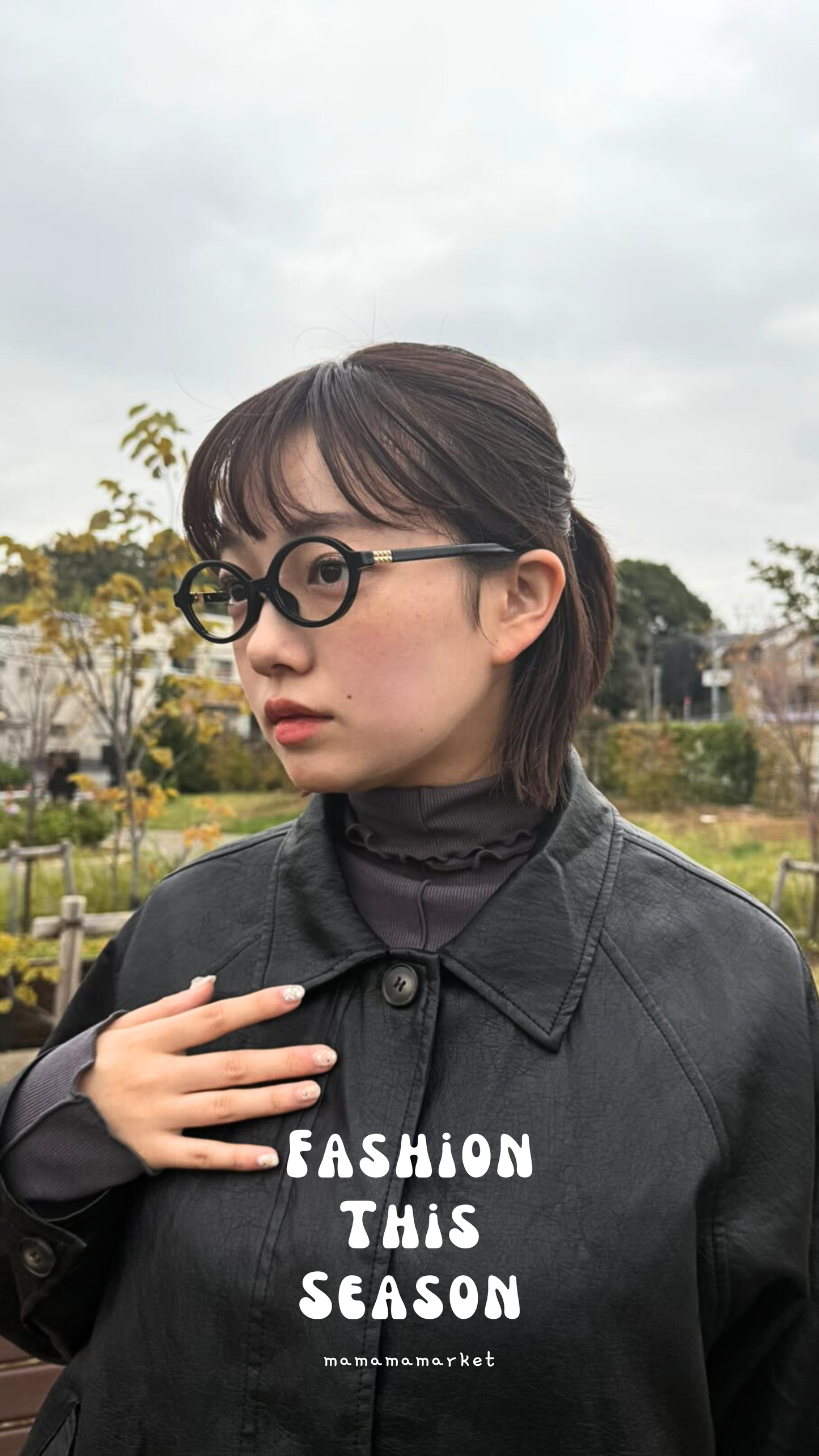 【 限量預訂 】MAMAMA 靚版型顯瘦獨家PU皮外套 ( High-Quality PU leather )