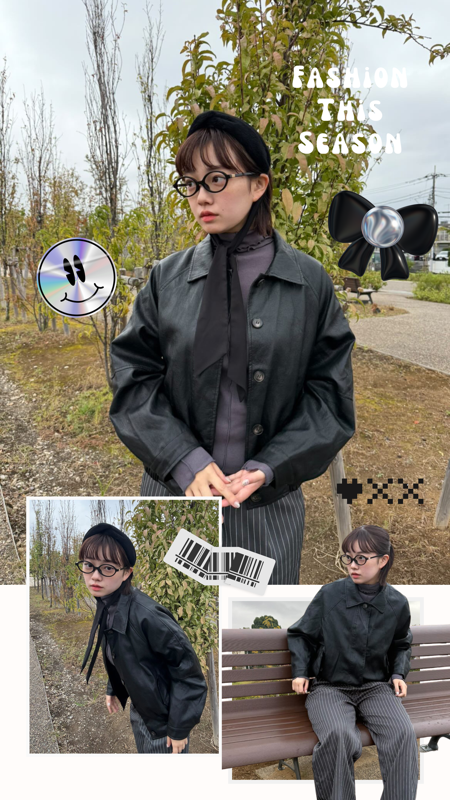 【 限量預訂 】MAMAMA 靚版型顯瘦獨家PU皮外套 ( High-Quality PU leather )